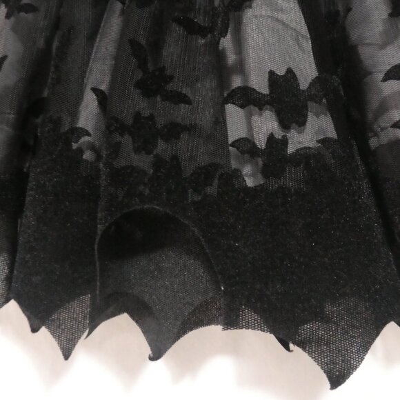 H&M | size 2 | Lined Black Lace Tulle Skirt With Flying Bat Detail | NWOT - Picture 14 of 15